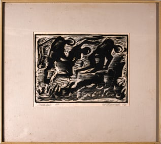 Ed Shewmake wood cut