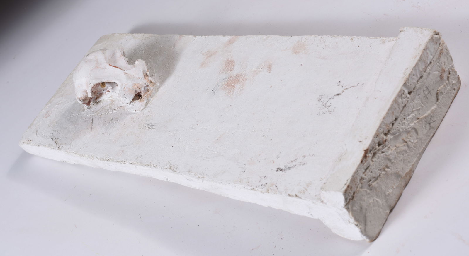 Ed & Mitzi Shewmake Collection: white plaster sculpture - 16.25"h