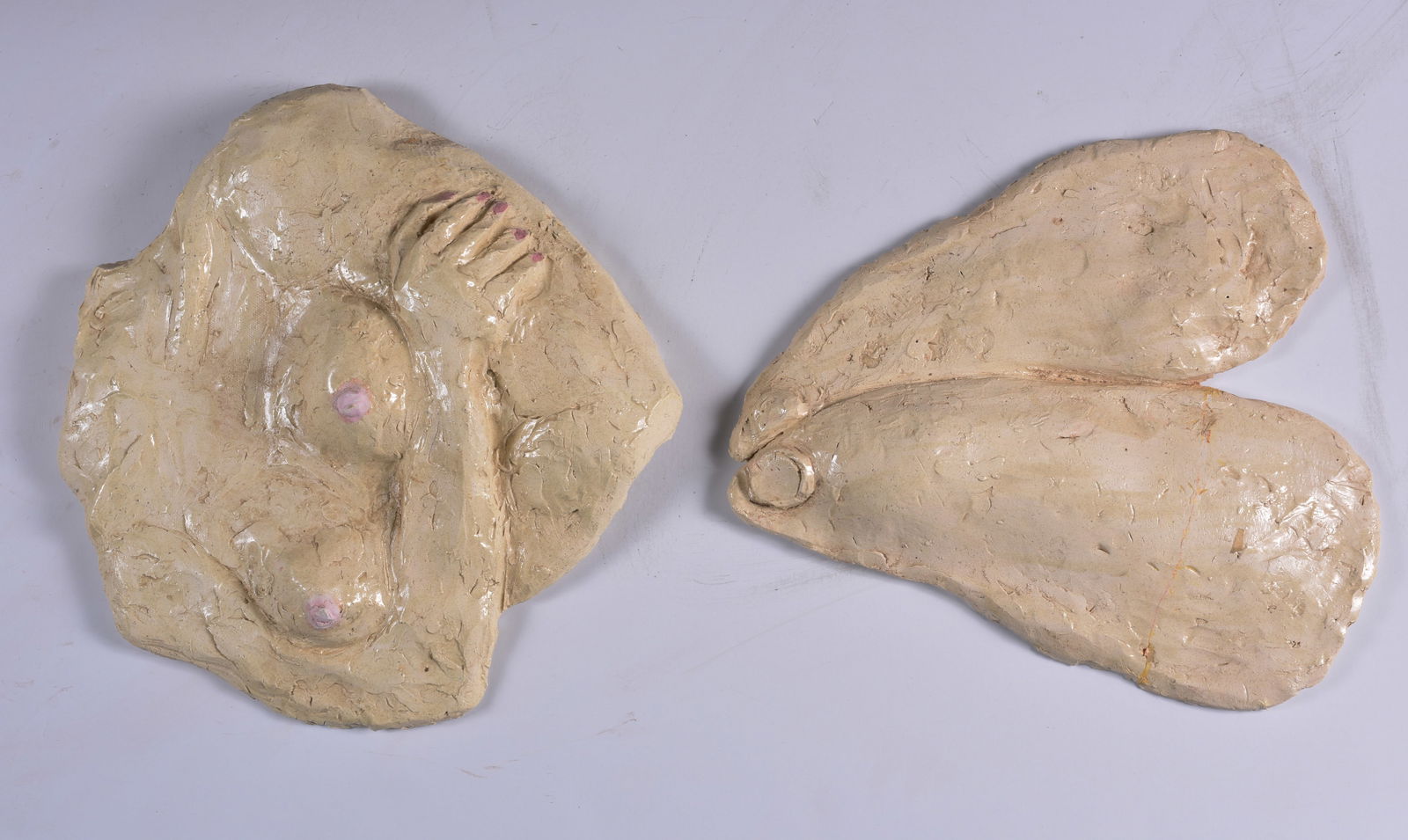 Ed & Mitzi Shewmake Collection: plaster sculpture - 10.5" and 11"