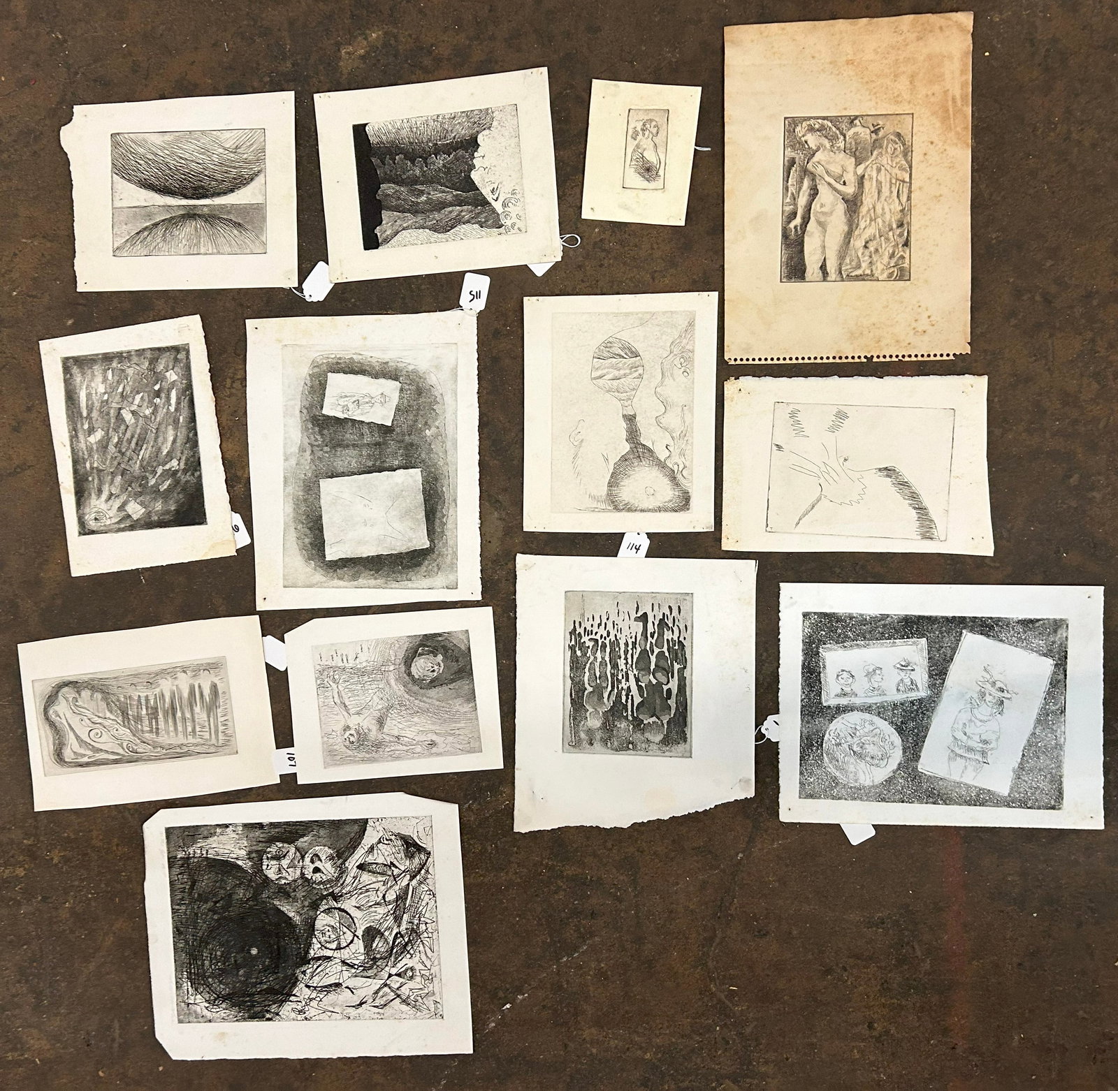 Ed and Mitzi Shewmake Collection of Art: collection of art work, Ed and Mitzi Shewmake. Sold as a group.