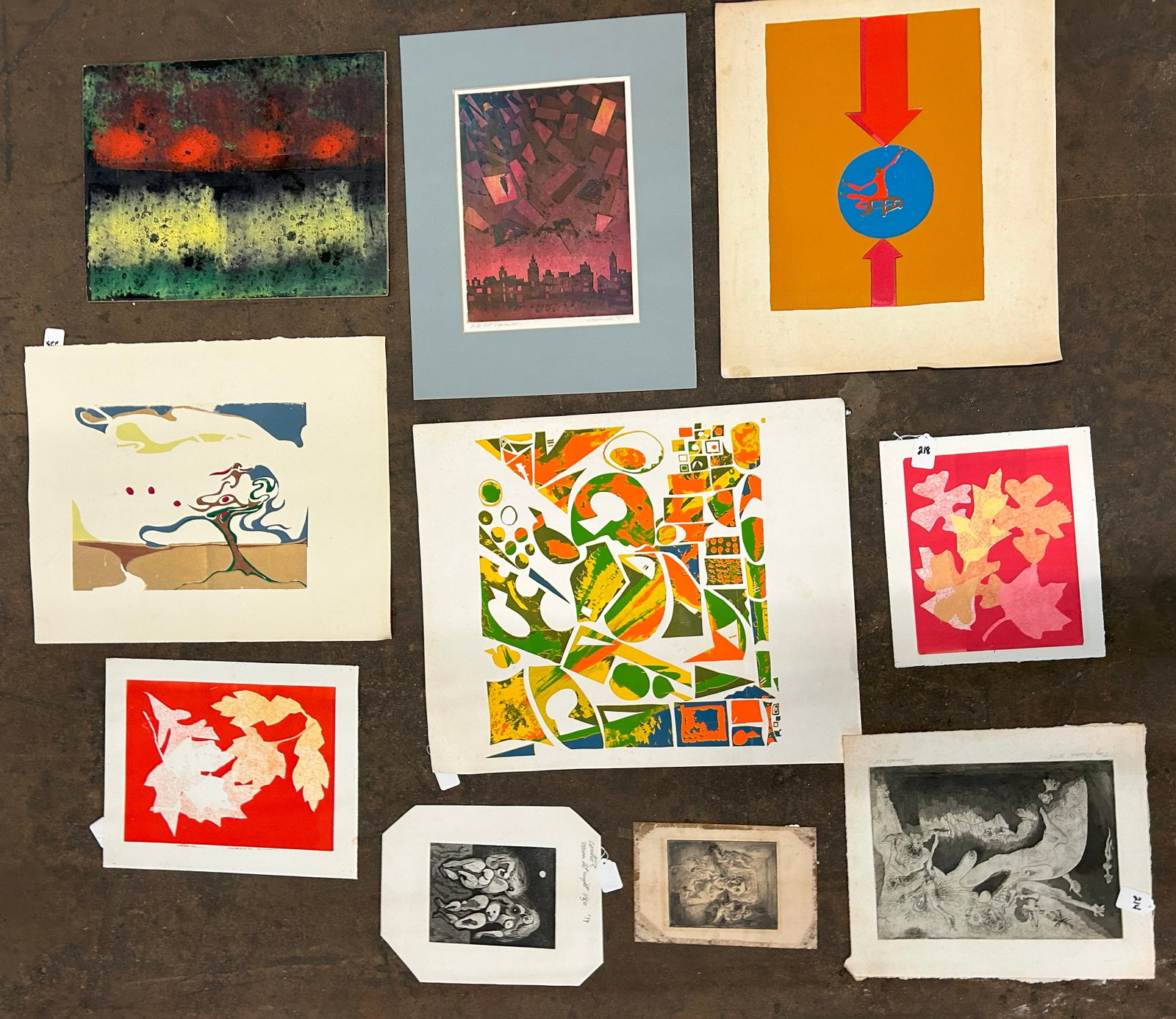 Ed and Mitzi Shewmake Collection of Art: collection of art work, Ed and Mitzi Shewmake. Sold as a group.
