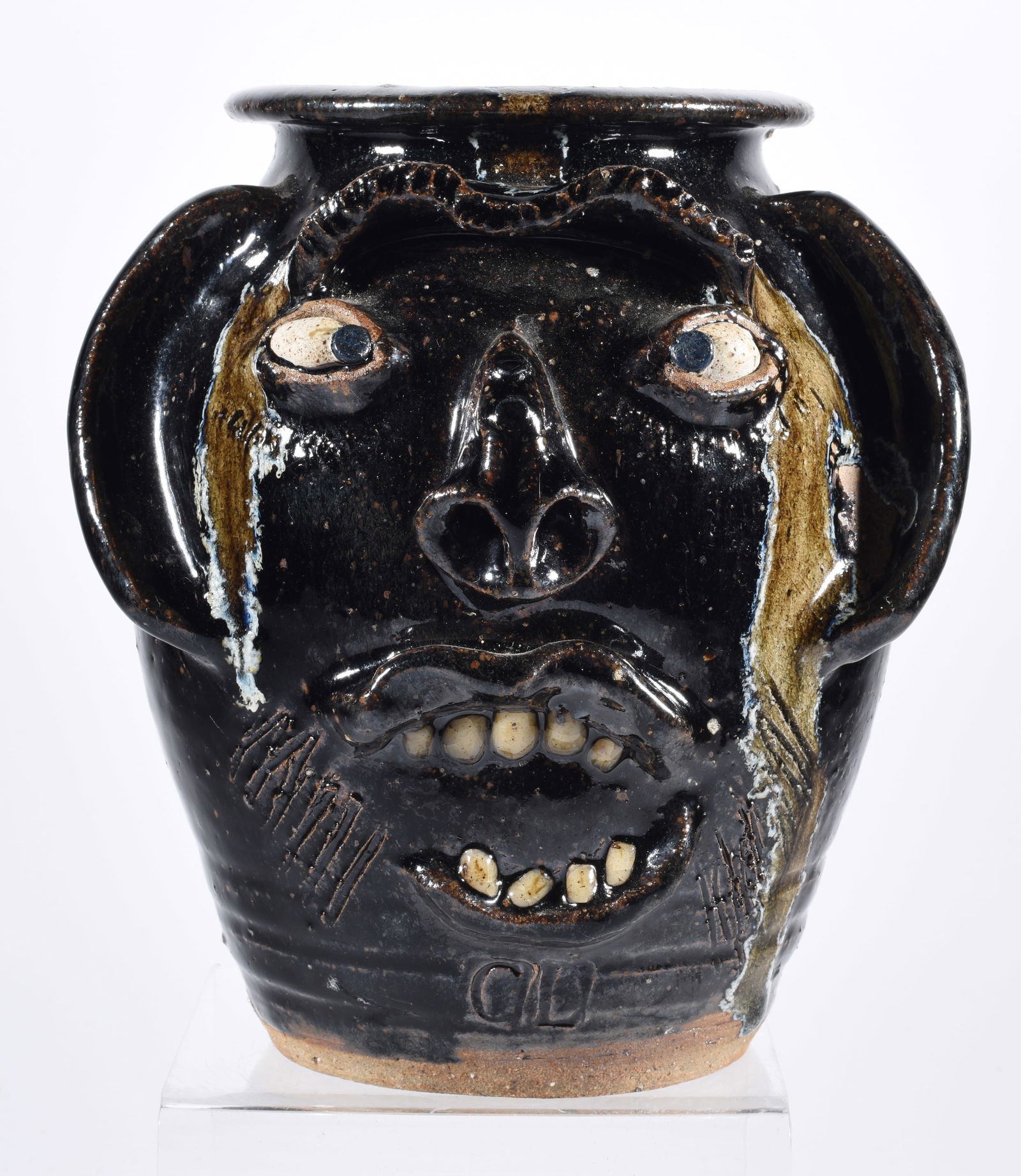 Charles Lisk Face Jug Jar (1 of 4)