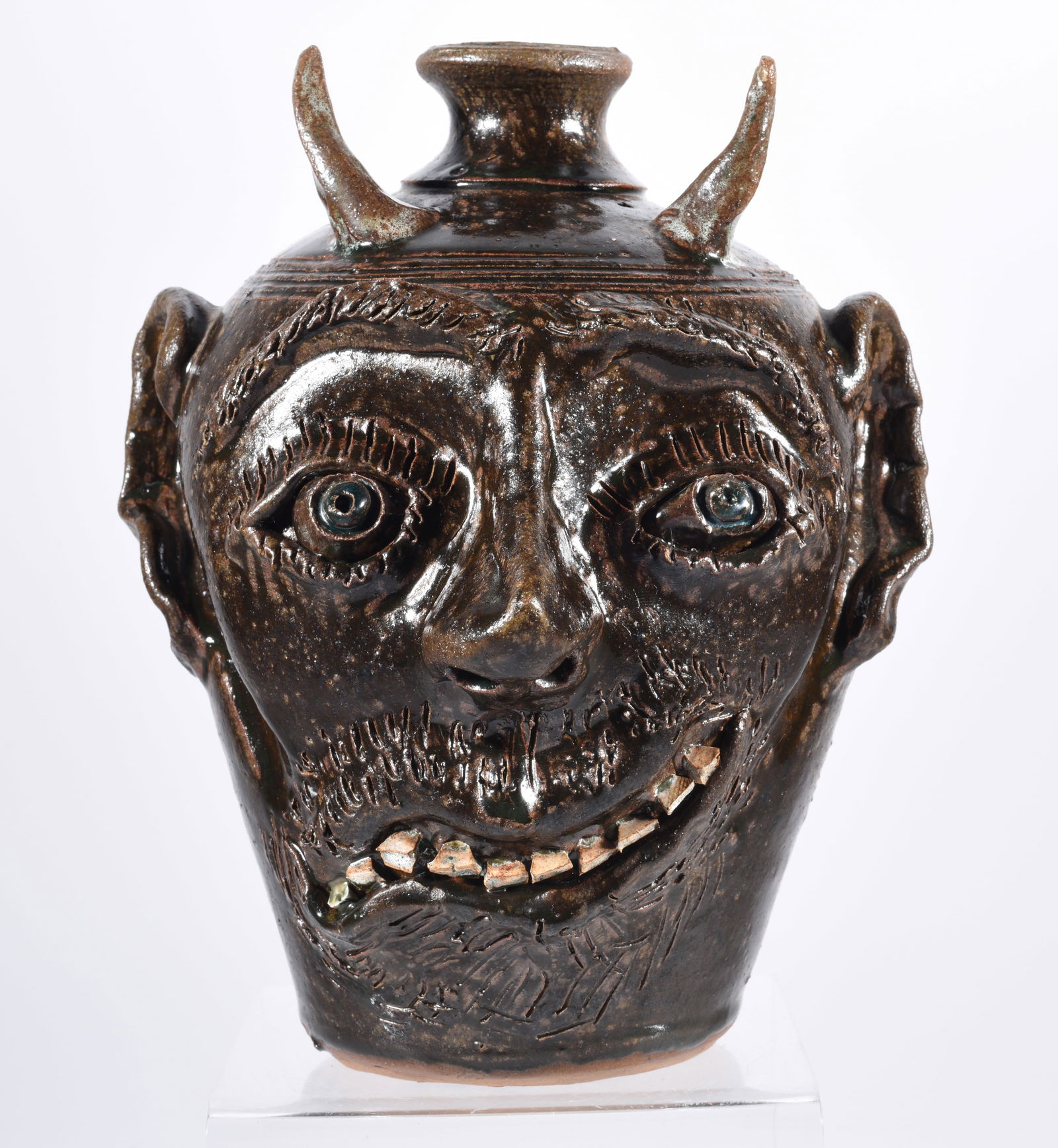 Bobby Ferguson Devil Face Jug (1 of 6)