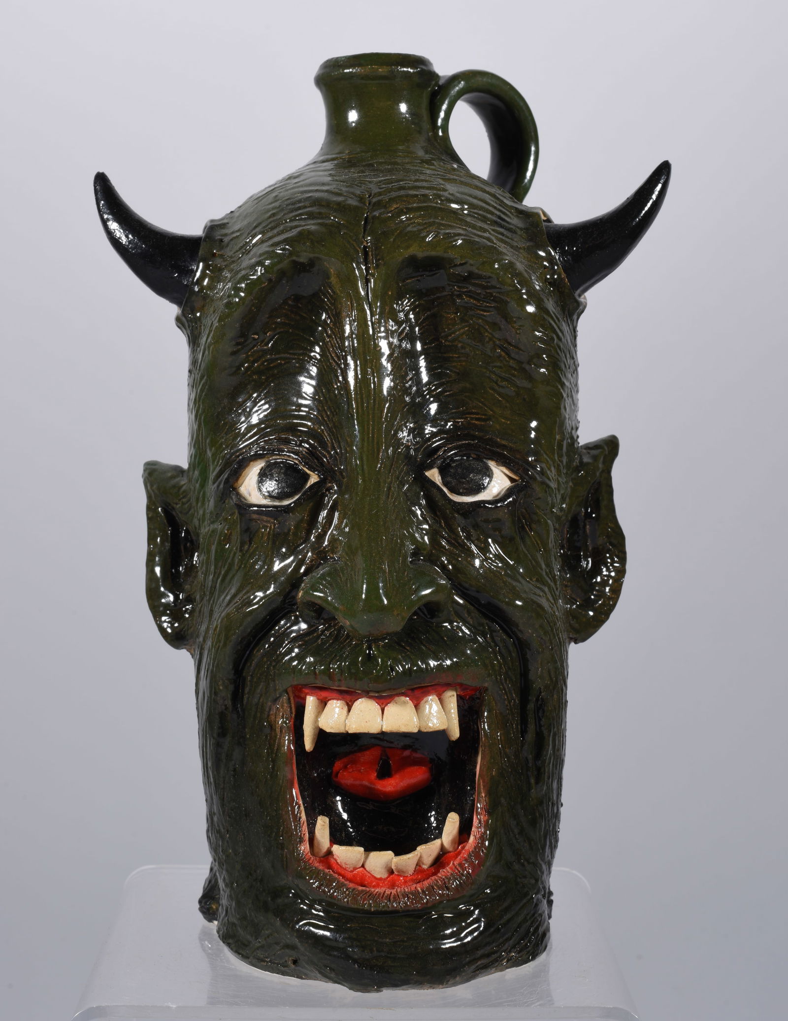 Ryan McKay Pottery Devil Face Jug (1 of 5)