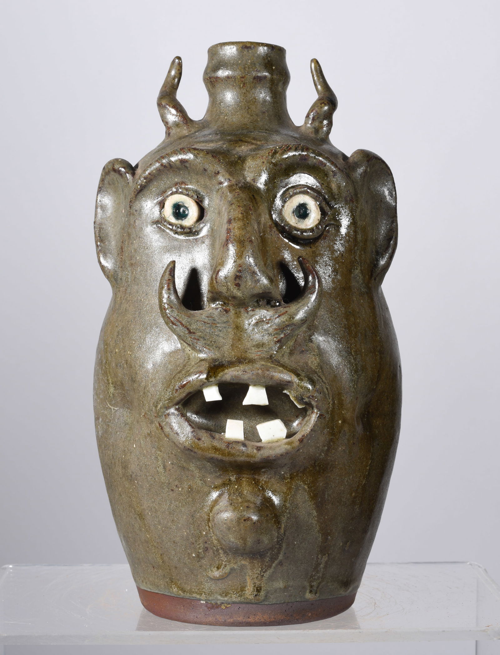 Robert "Bob" Armfield Devil Face Jug (1 of 5)