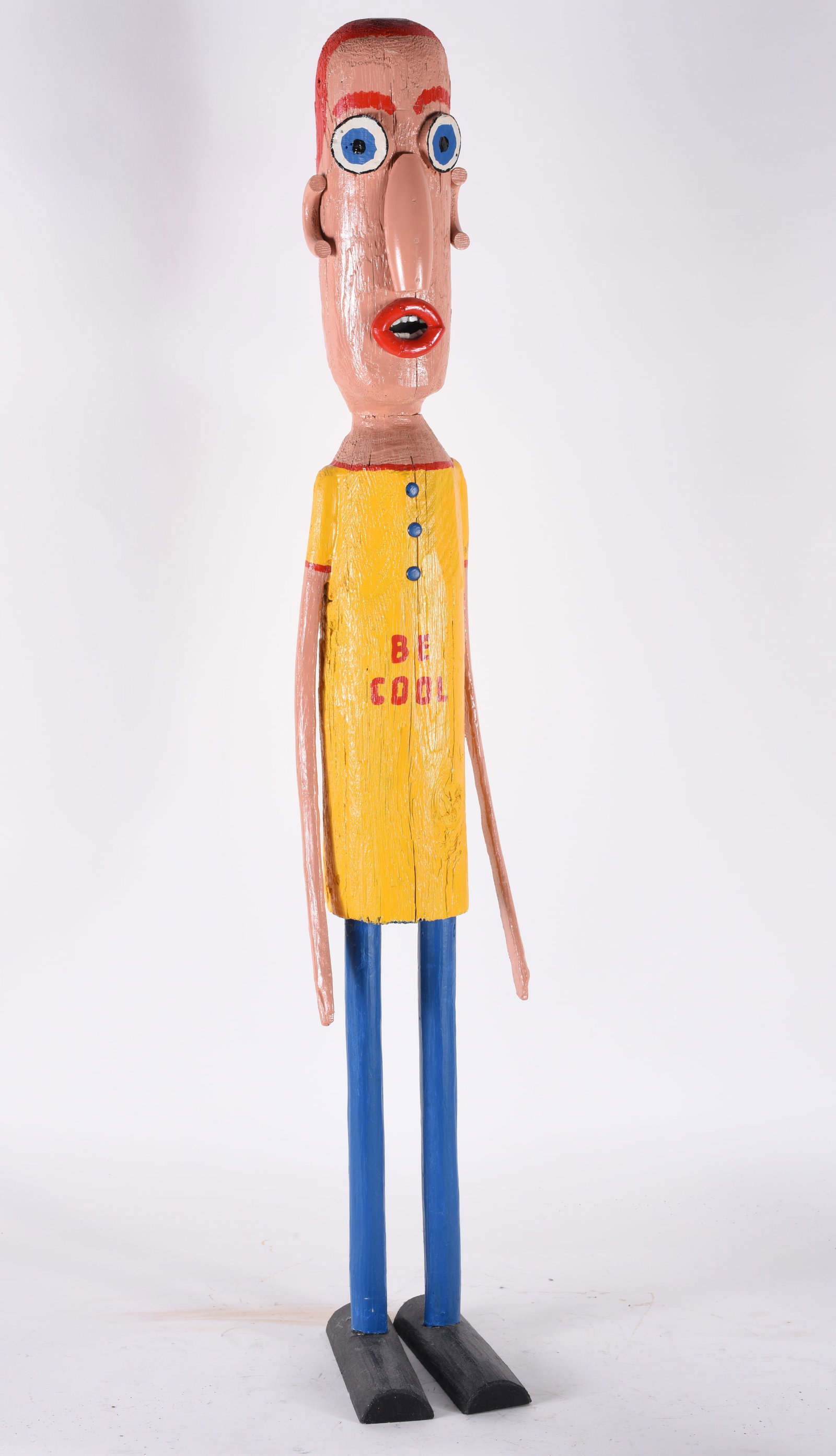 Larry Ballard Be Cool Carved Man (1 of 8)