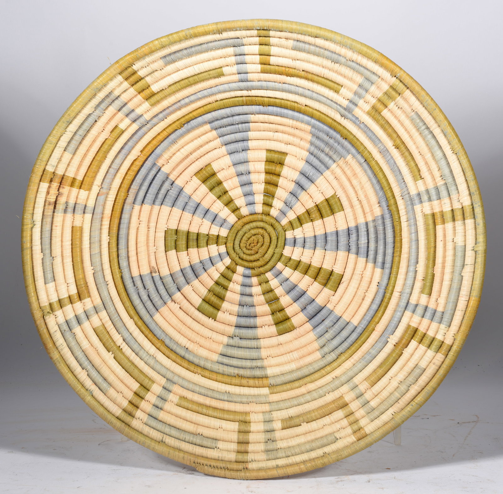 Hopi Coil Basket: 15" great color, excellent condition.