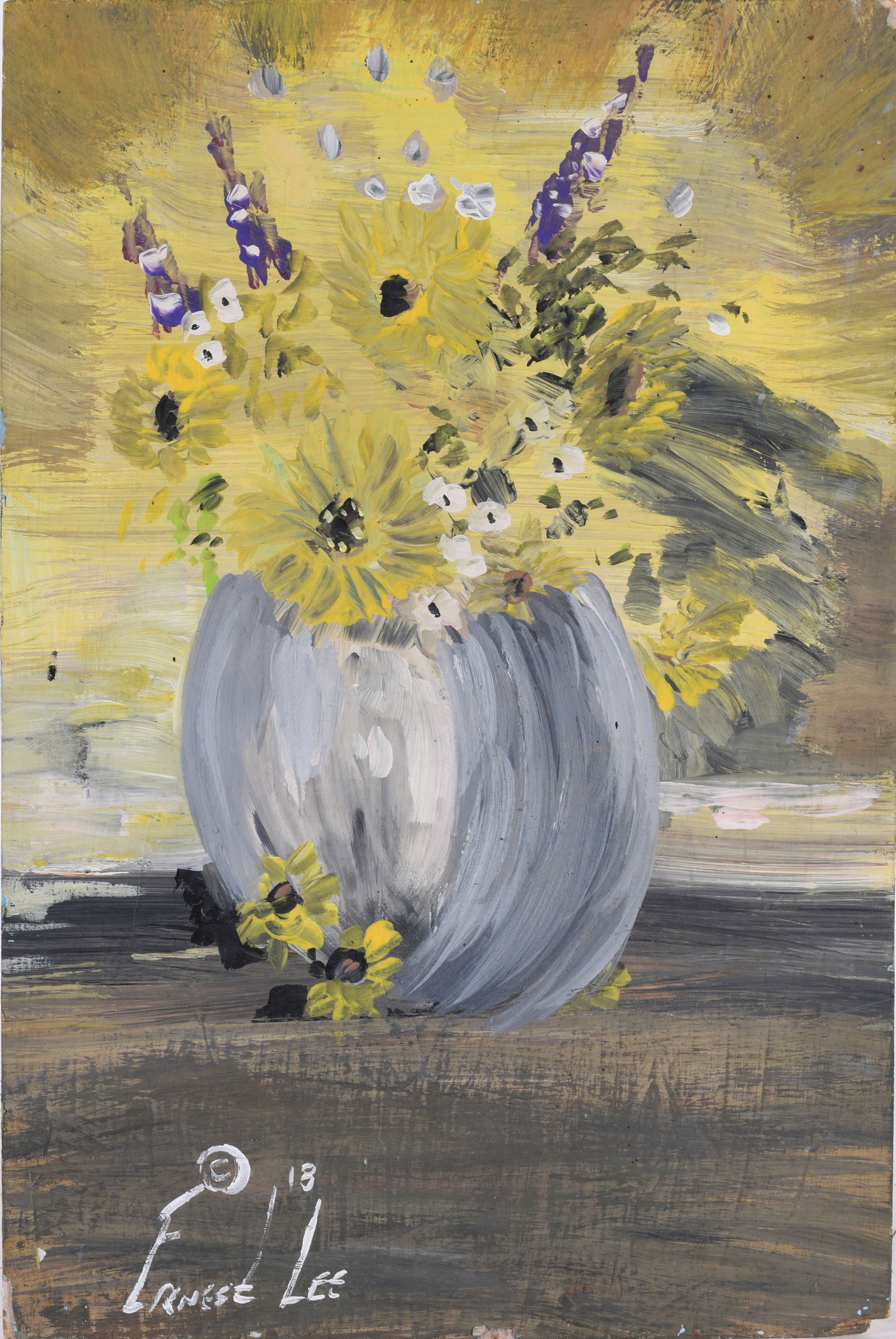 Ernest Lee Folk Art Painting (1 of 2)