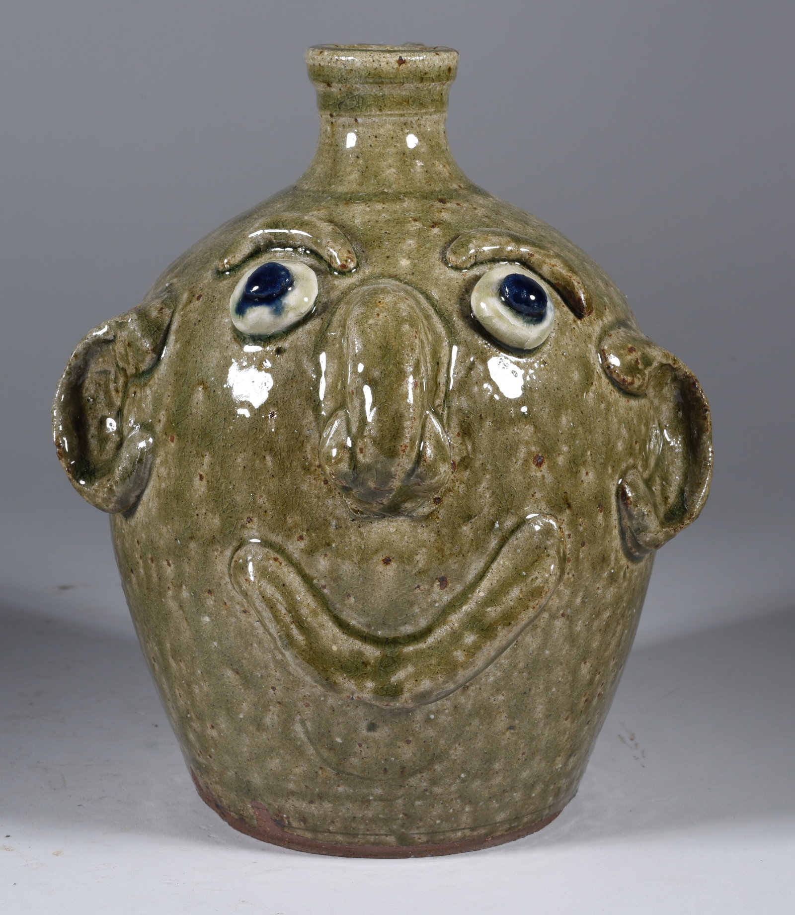 Southern Pottery Face Jug (1 of 3)