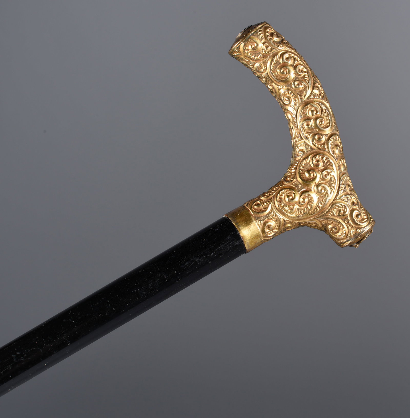 Gold Filled Antique Gentlemans Cane (1 of 5)