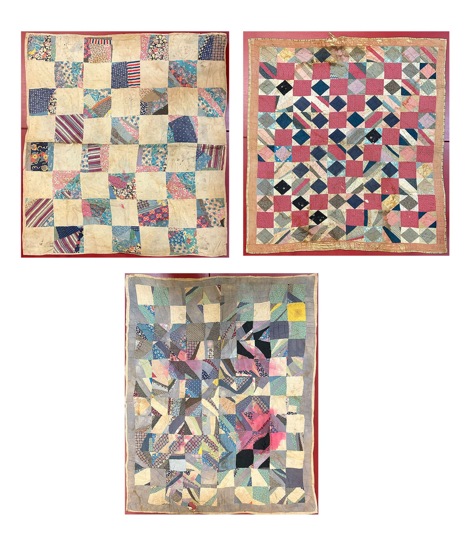 Antique American Textile Quilt (3) (1 of 9)