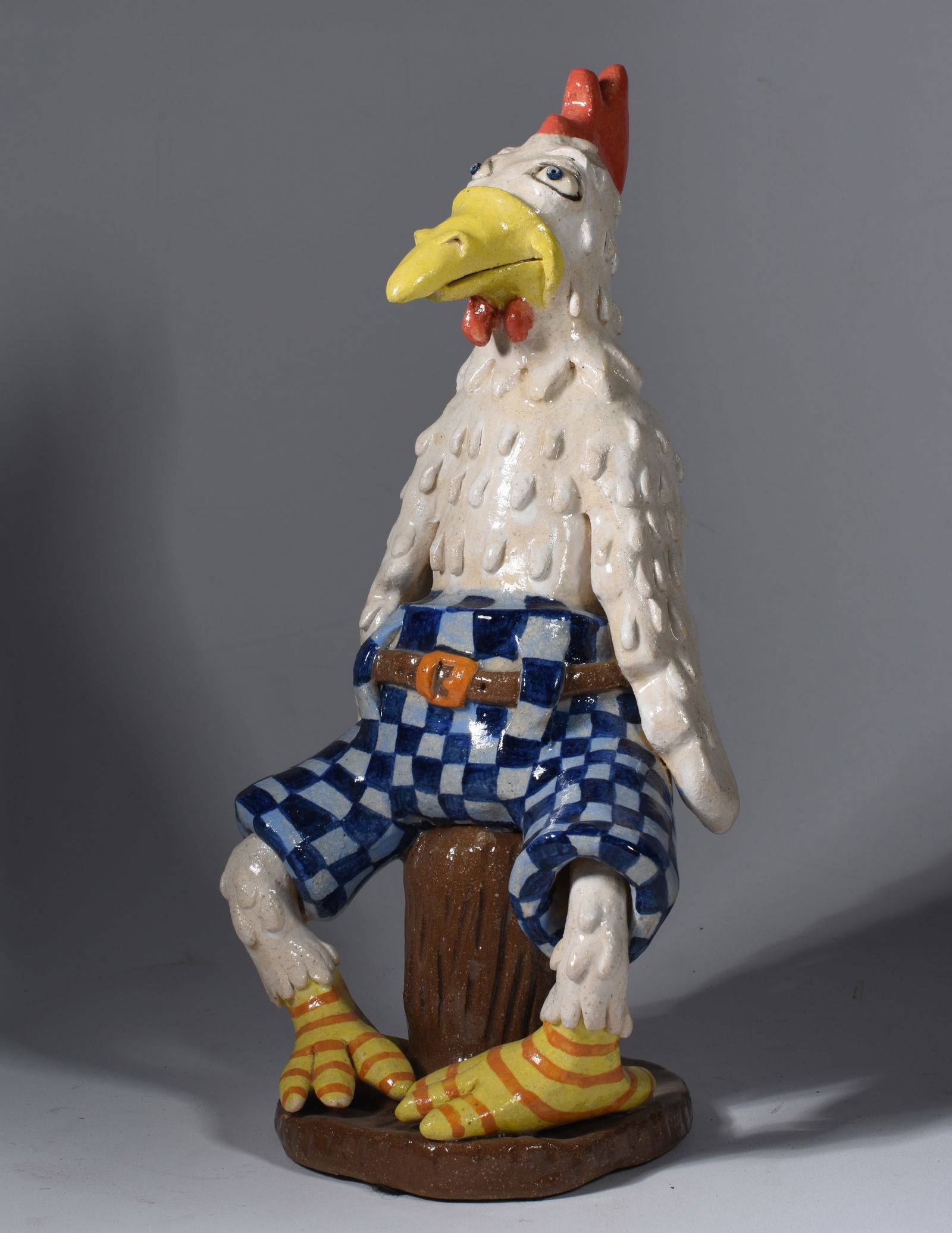 Stacy Lambert Folk Pottery Chicken (1 of 4)