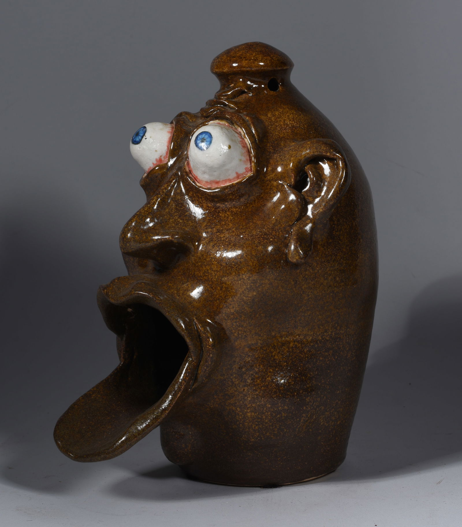 Stacy Lambert Face Jug Bird House (1 of 5)