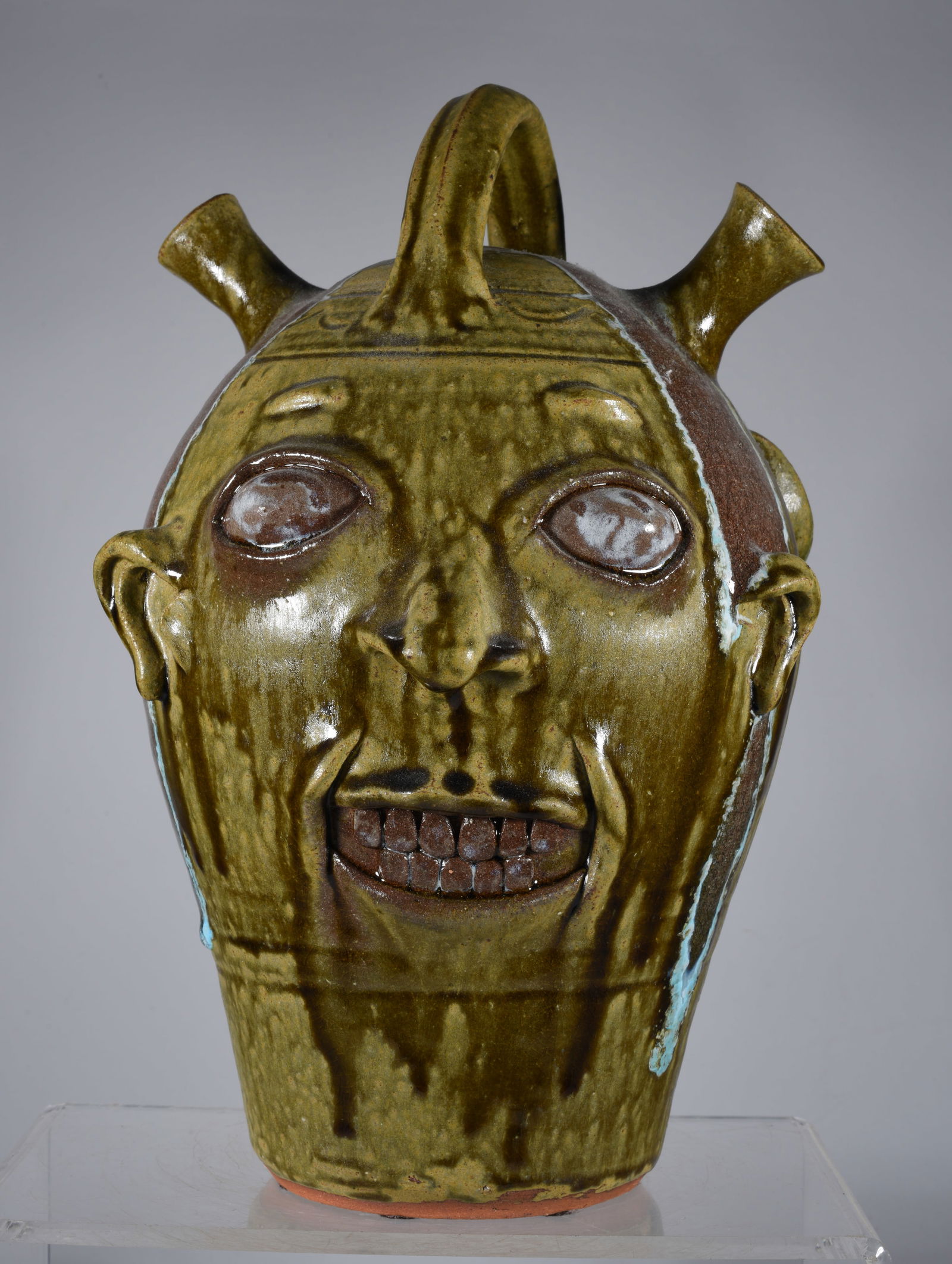 Walter Fleming and Stacy Lambert Double Face Jug (1 of 5)