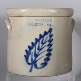 TB Norton Sons Worcester Mass Stoneware