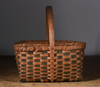 Valley of Virginia Painted Basket ca. 1920