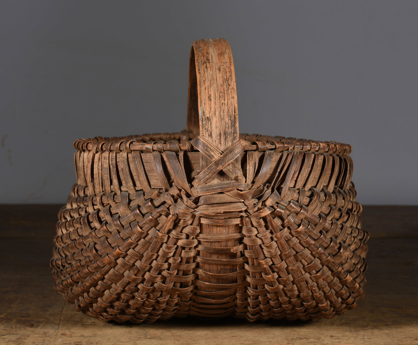 North Carolina Oak Split Basket ca. 1900 (1 of 6)