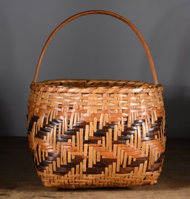 Cherokee Indian River Cane Basket