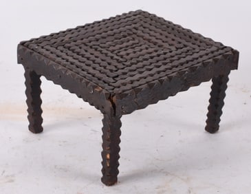 Tramp Art Miniature Table