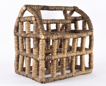 Folk Art Bottle Cap House