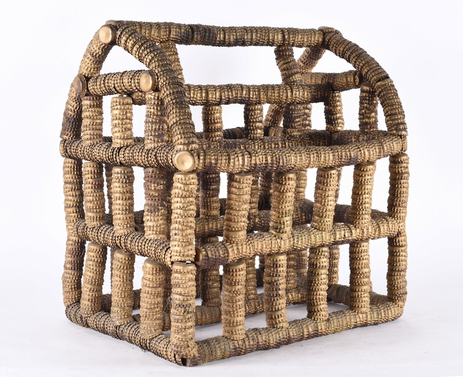 Folk Art Bottle Cap House (1 of 4)