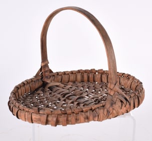 Small Oak Split Basket