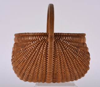 Outstanding North Carolina Oak Split Basket