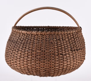 Valley of Virginia Oak Split Basket ca. 1900