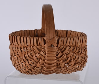 Small Oak Split Basket ca. 1950