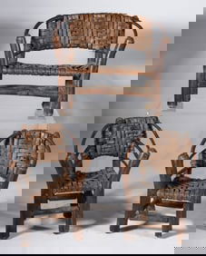 Miniature Adirondack Root Chair Set