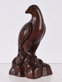 Folk Art Carved Wooden Eagle
