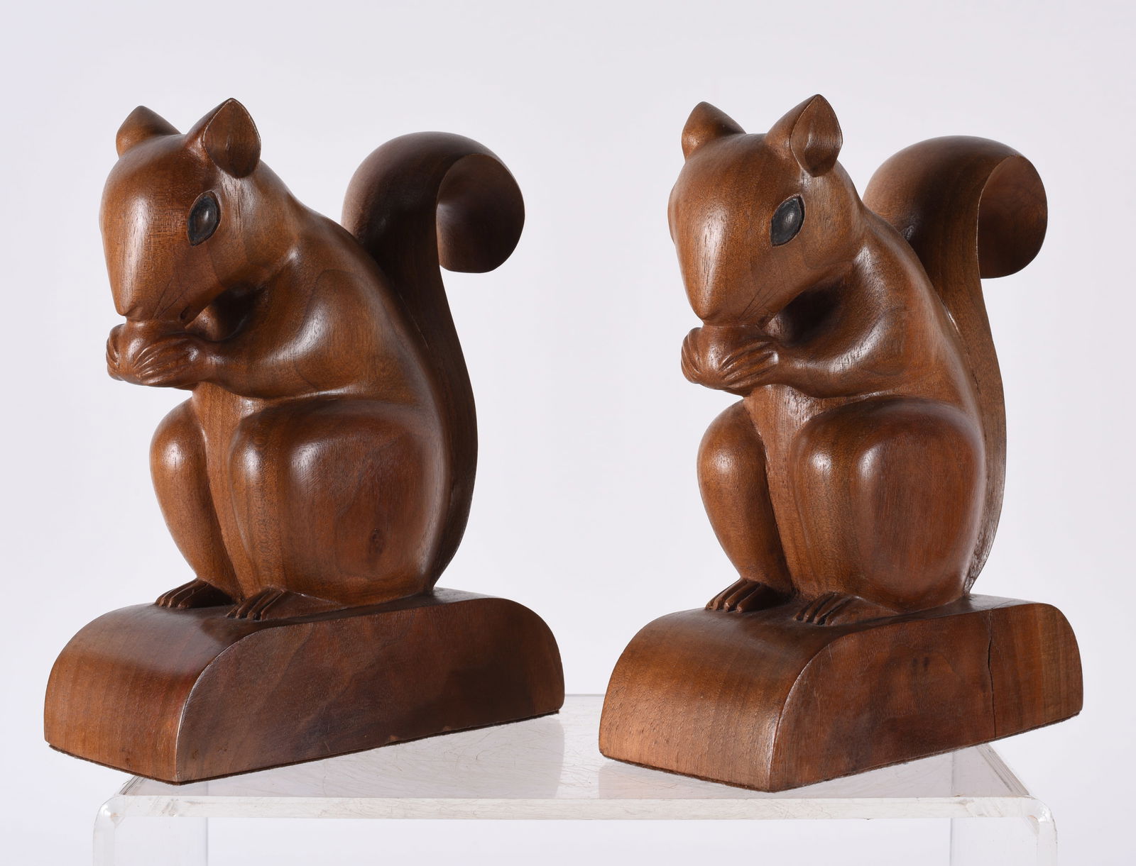 JA Morris Brasstown Folk Art Carved Squirrels (1 of 3)