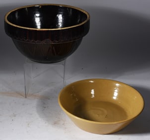Yellow Ware Mixing Bowl Group