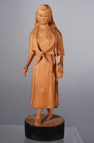 Carved Wooden Woman