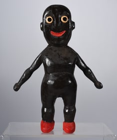 Folk Carved African American Doll