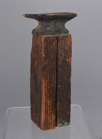 Folk Art Carved Anvil
