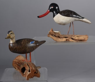 Chincoteague Virginia Carved Birds