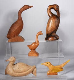 Brasstown Folk Carved Bird Group