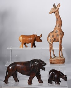 Carved Animal Group (African)