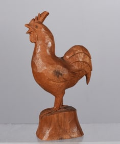 Brasstown Wood Carved rooster