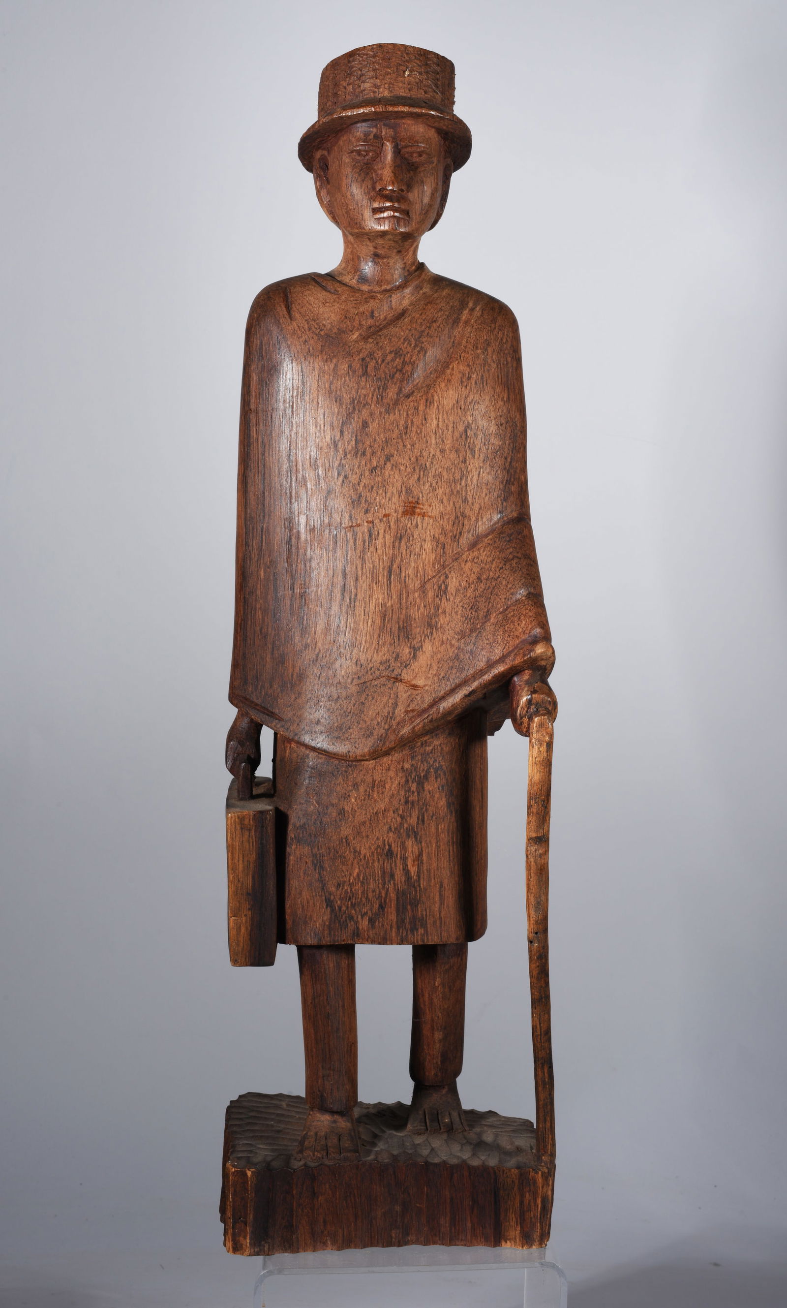 Wooden Carved Business Man (1 of 6)