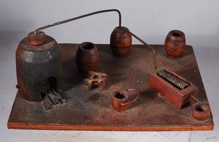 Folk Art Miniature Liquour Steel