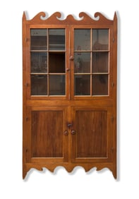 North Carolina Corner Cupboard ca. 1860