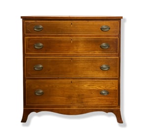 North Carolina 4 Drawer Inlaid Chest