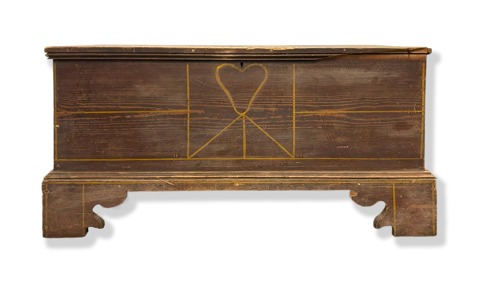 South Carolina Paint Decorated Blanket Chest ca. 1840 (1 of 15)