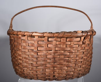 Virginia Oak Split Basket early 20th century