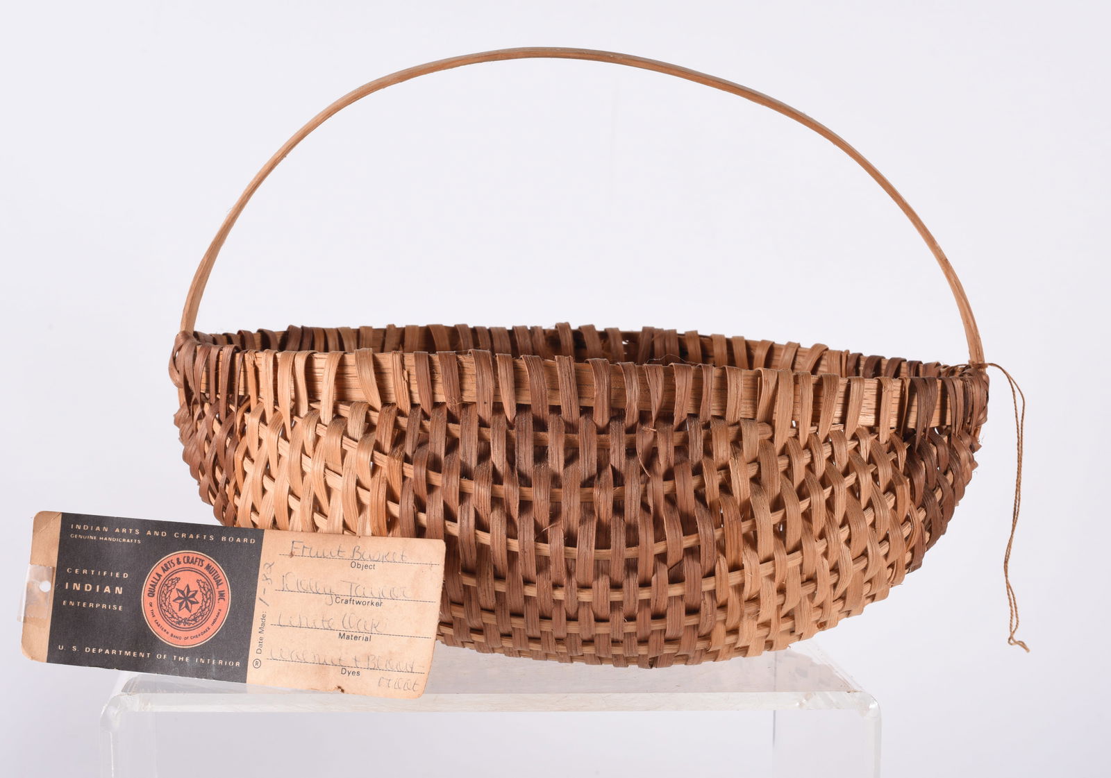 Dolly Taylor Cherokee Indian Basket (1 of 4)