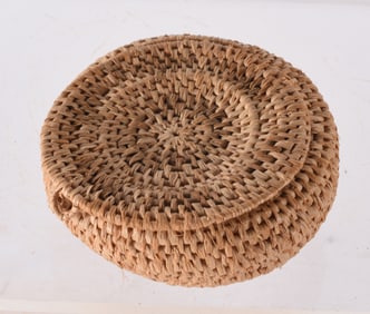Native American Lidded Basket