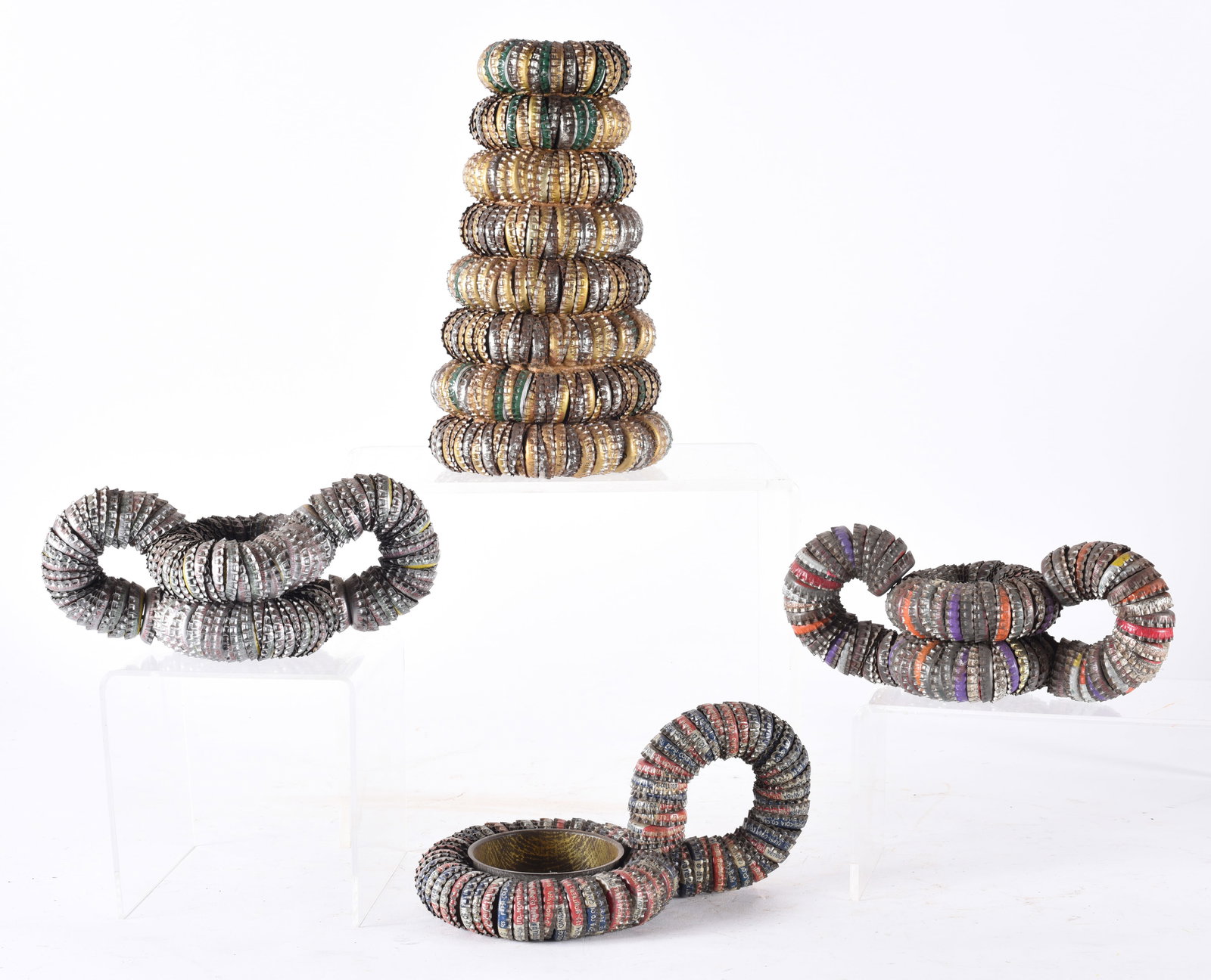 Folk Art Bottle Cap Baskets (1 of 3)