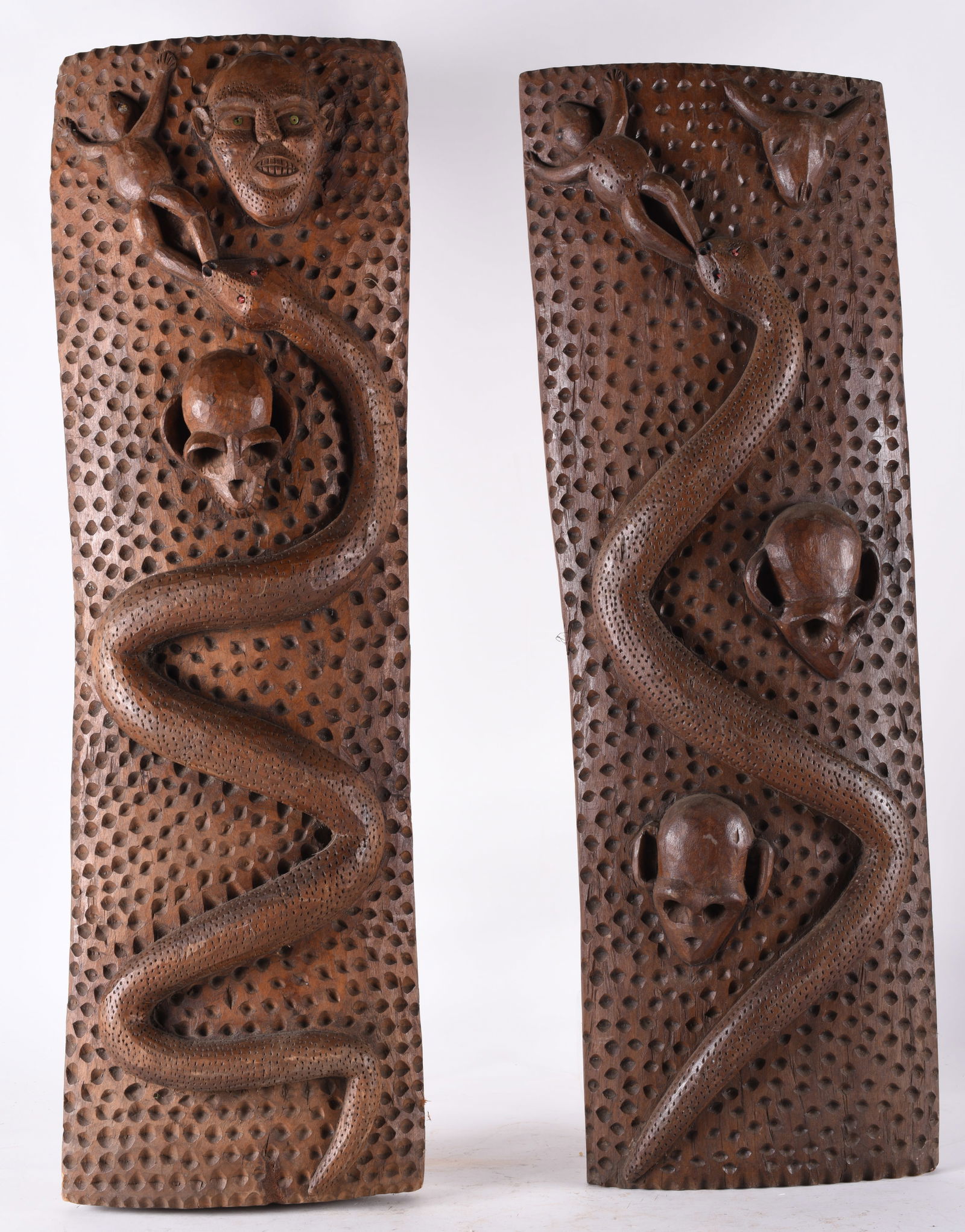 Carved Wooden Wall Plaques (1 of 5)